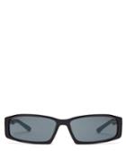 Matchesfashion.com Balenciaga - Neo Rectangle Acetate Sunglasses - Mens - Black