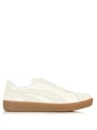 Tomas Maier Suede And Leather Low-top Trainers