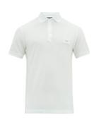 Matchesfashion.com Dolce & Gabbana - Logo Patch Cotton Piqu Polo Shirt - Mens - White