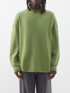 Extreme Cashmere - No. 53 Crew Hop Stretch-cashmere Blend Sweater - Mens - Green