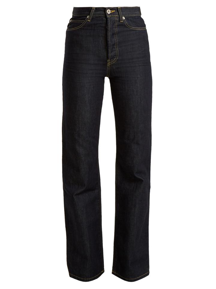 Eve Denim Juliette High-rise Straight-leg Jeans
