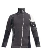 Matchesfashion.com Namacheko - Chabrier High-neck Abstract-print Sweater - Mens - Navy Multi