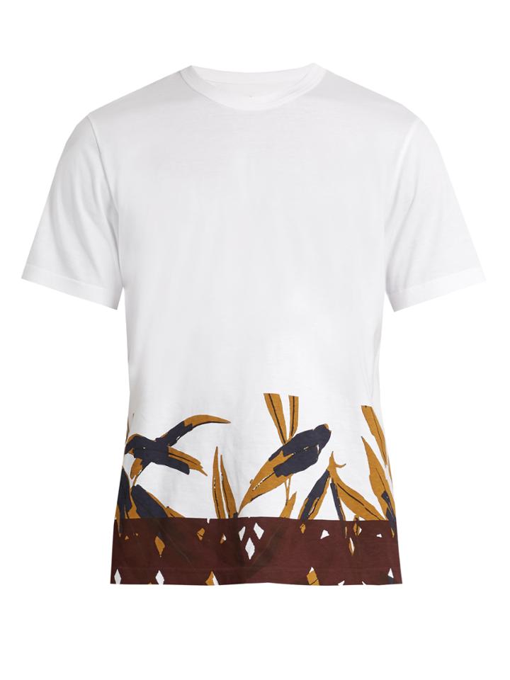 Marni Bamboo-print Cotton-jersey T-shirt
