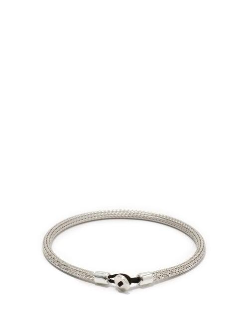Matchesfashion.com Miansai - Nexus Braided-silver Bracelet - Mens - Silver