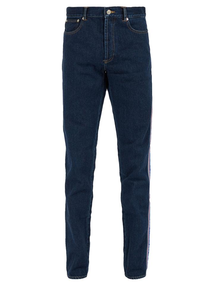 Givenchy Logo Side-stripe Slim-fit Jeans