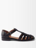 Church's - Kelsey Leather Fisherman Sandals - Womens - Black