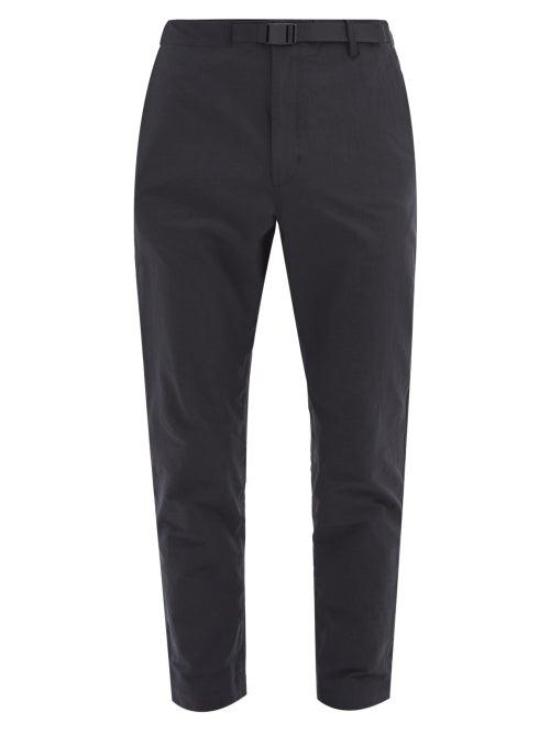 Matchesfashion.com Goldwin - Straight-leg Technical-twill Trousers - Mens - Black