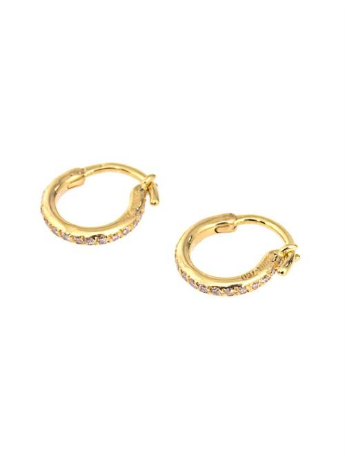 Ileana Makri White Diamond & Yellow-gold Earrings