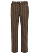 Needles Striped Twill Trousers
