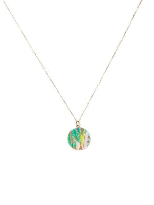 Alison Lou - All You Need Is Love 14kt Gold Necklace - Womens - Multi