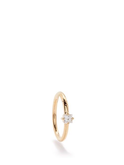 Lizzie Mandler - 18kt Gold And Diamond Ring - Womens - Yellow Gold