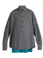 Balenciaga Double-layer Cotton Shirt