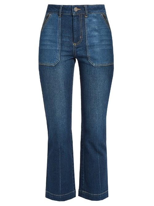 Rebecca Taylor Patchwork Denim Jeans