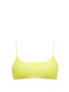 Matchesfashion.com Jade Swim - Muse Scoop-neck Bikini Top - Womens - Light Green