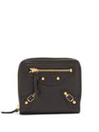 Matchesfashion.com Balenciaga - Classic Bi Fold Zip Around Leather Wallet - Womens - Black