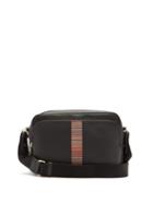Matchesfashion.com Paul Smith - Signature-stripe Leather Cross-body Bag - Mens - Black