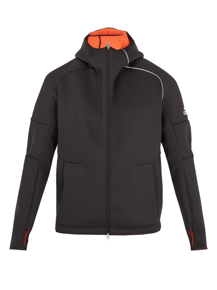 Adidas By Kolor Z.n.e. Hooded Zip-through Neoprene Sweatshirt