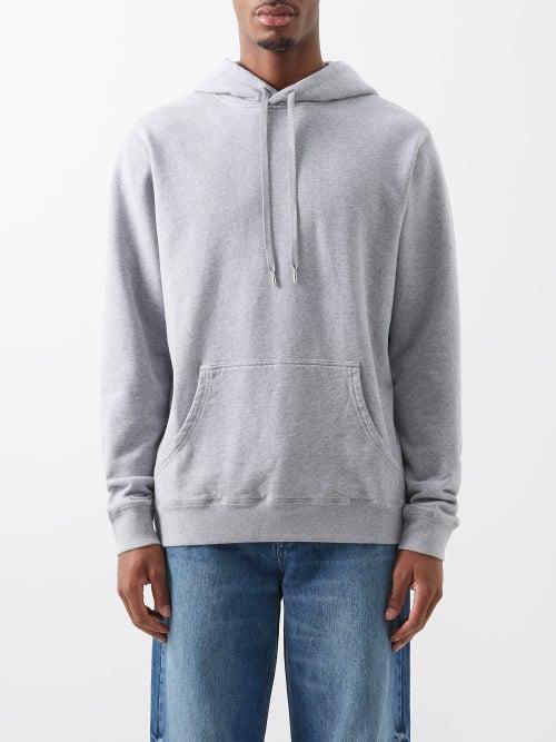 Sunspel - Cotton-jersey Hoodie - Mens - Grey