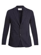 Officine Générale Lightest Seersucker Cotton Blazer