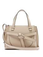 Matchesfashion.com Loewe - Gate Mini Grained-leather Top-handle Bag - Womens - Grey