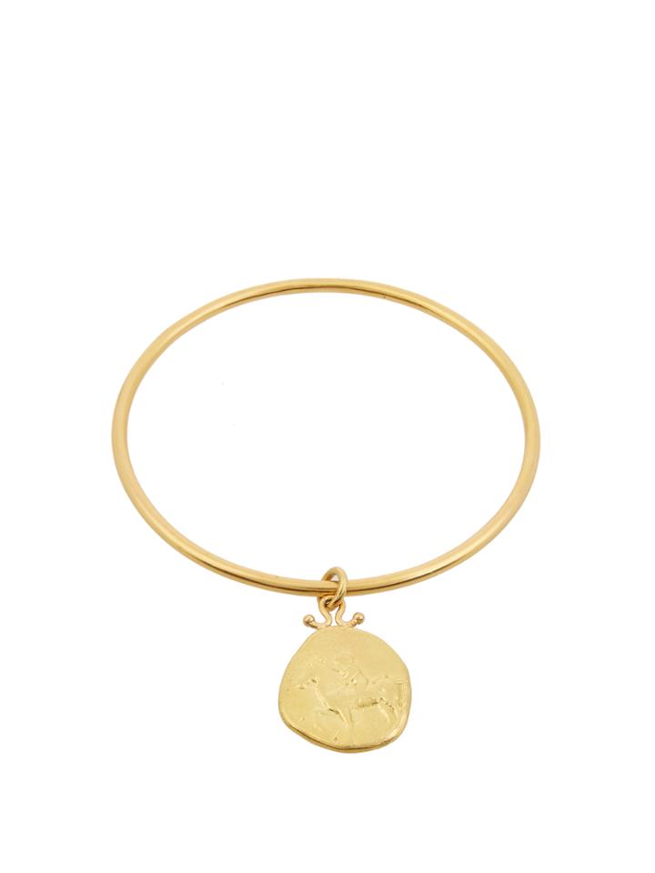 Brigid Blanco Yellow-gold Coin-charm Bracelet