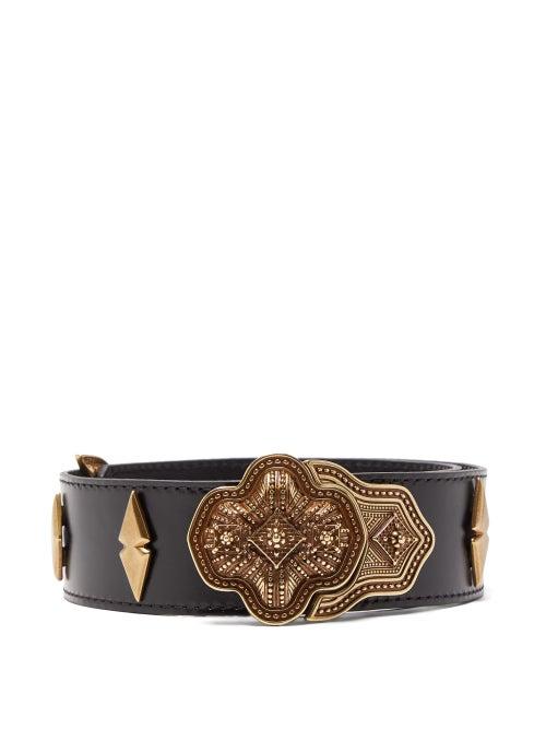 Matchesfashion.com Etro - Studded Leather Belt - Womens - Black