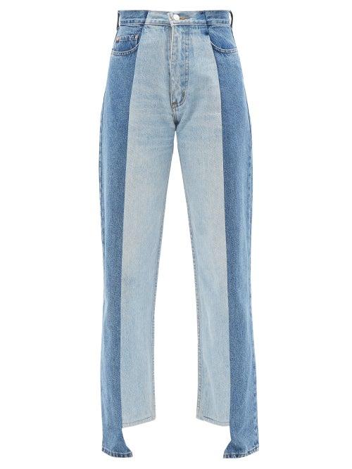 E.l.v. Denim - The Contrast Boyfriend Jeans - Womens - Blue