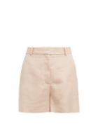 Matchesfashion.com Stella Mccartney - Tailored Twill Shorts - Womens - Light Pink