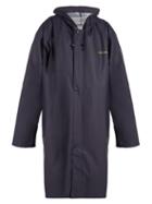 Matchesfashion.com Vetements - Oversized Pvc Coated Hooded Raincoat - Womens - Navy