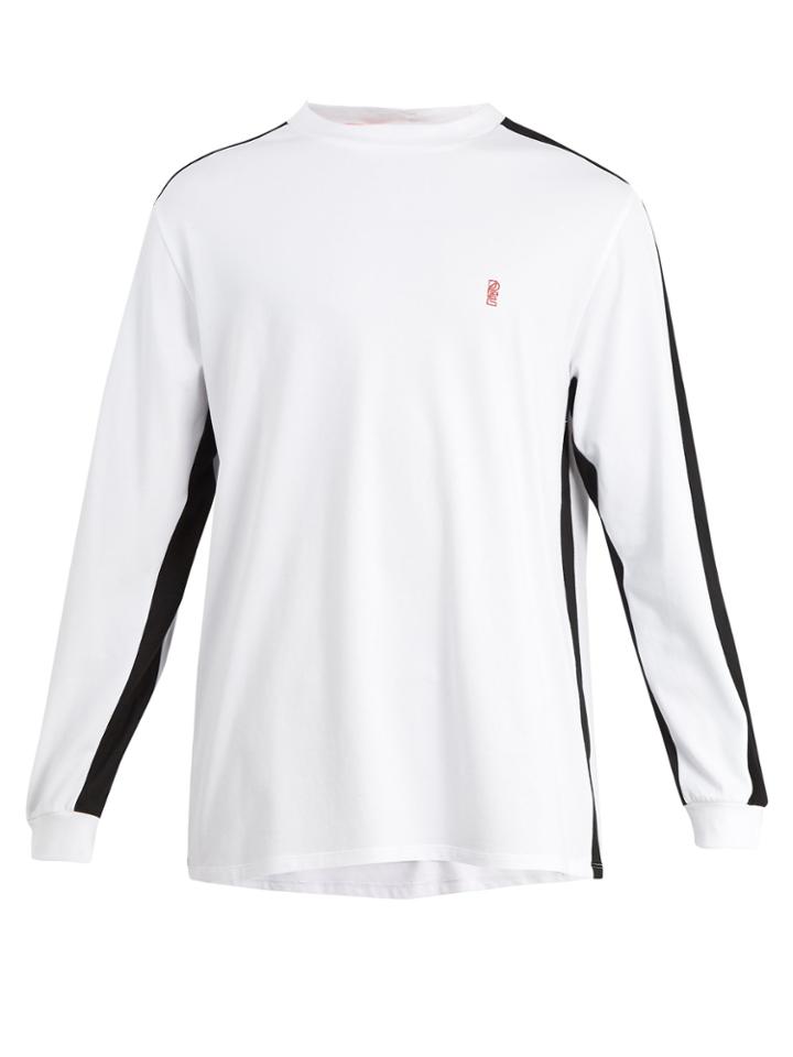 P.e Nation Blitz Defence Contrast-panel Piqu Top