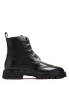Maison Margiela Tread-sole Leather Ankle Boots