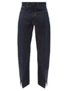 Bianca Saunders - X Isko Reverse Split-leg Jeans - Mens - Indigo