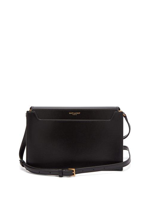 Matchesfashion.com Saint Laurent - Catherine Leather Cross Body Bag - Womens - Black