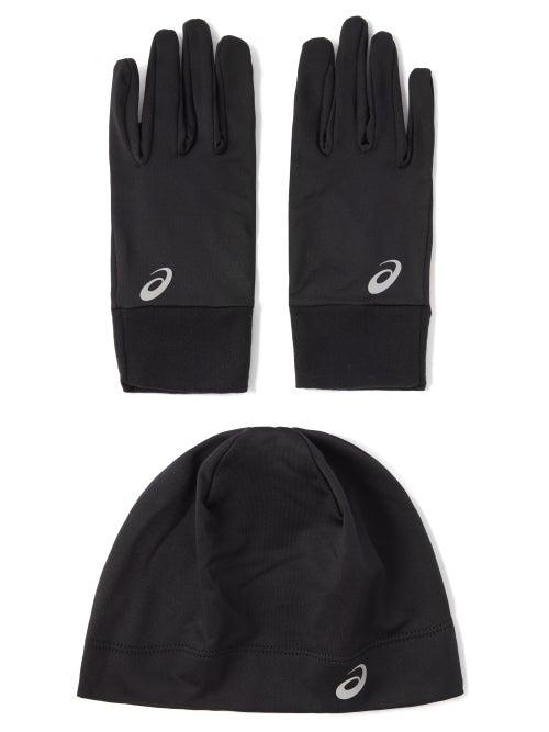 Asics - Running Jersey Gloves And Hat - Mens - Black