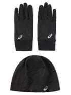 Asics - Running Jersey Gloves And Hat - Mens - Black