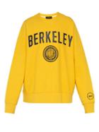 Matchesfashion.com Calvin Klein 205w39nyc - Berkeley Print Cotton Sweatshirt - Mens - Yellow