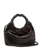 Matchesfashion.com The Row - Double Circle Small Leather Bag - Womens - Black