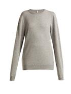 Matchesfashion.com Extreme Cashmere - No.36 Classic Cashmere Blend Sweater - Womens - Grey