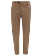 Matchesfashion.com Oliver Spencer - Fishtail Cotton Trousers - Mens - Brown