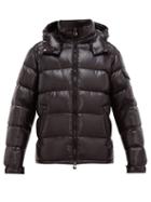 Matchesfashion.com Moncler - Maya Hooded Quilted Down Jacket - Mens - Black