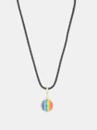 Lauren Rubinski - Rainbow Ball Enamel & 14kt Gold Necklace - Womens - Gold Multi