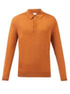 Paul Smith - Artist-stripe Merino Polo Shirt - Mens - Orange