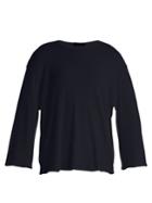 The Row Mildred Fluted-sleeve Cotton T-shirt