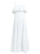 Matchesfashion.com Loup Charmant - Sintra Stripe Woven Cotton Dress - Womens - White