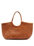 Matchesfashion.com Dragon Diffusion - Nantucket Woven-leather Basket Bag - Womens - Tan