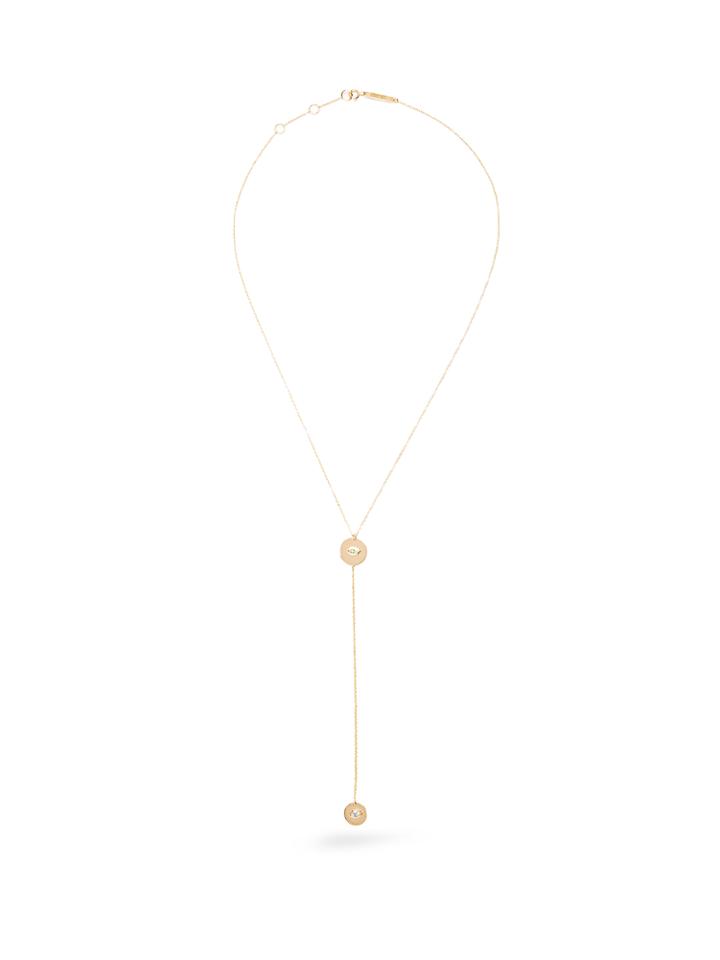 Delfina Delettrez Emerald, Sapphire & Yellow-gold Necklace