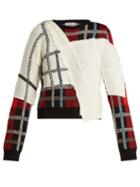 Matchesfashion.com Preen By Thornton Bregazzi - Rita Tartan Knit Sweater - Womens - Red Multi