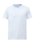 Matchesfashion.com Officine Gnrale - Crew-neck Cotton T-shirt - Mens - Light Blue
