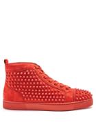 Christian Louboutin Louis High-top Spike-embellished Trainers