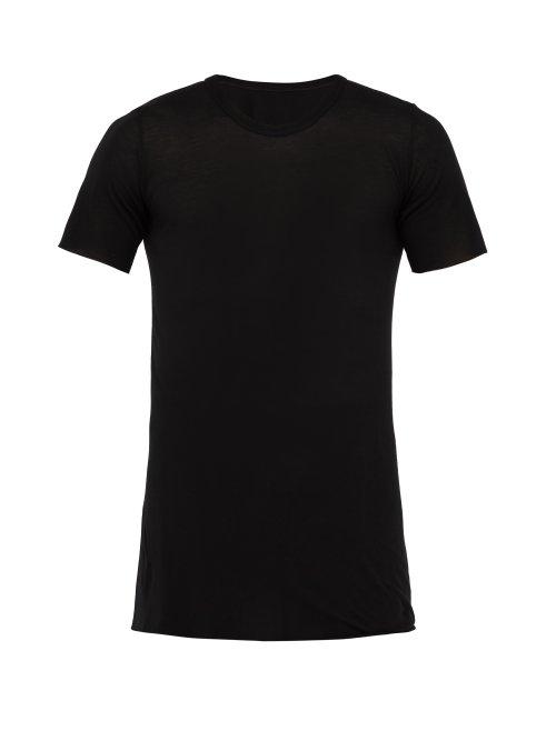 Matchesfashion.com Rick Owens - Basic Longline T Shirt - Mens - Black